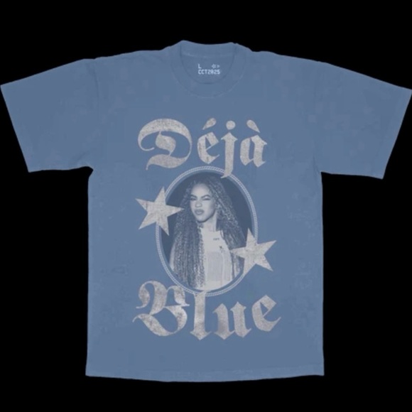 Déjà Blue Graphic Tee - Blue - Picture 1 of 5